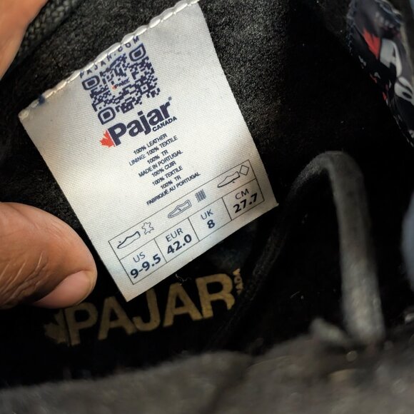 Pajar Mele Waterproof Leather Insulated Boots - Black size 9 - 9.5 - Picture 6 of 7